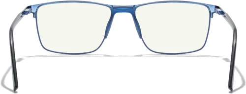 Miniatura 4 de MERRY'S Lentes de bloqueo de luz azul de moda, lentes de lectura, marco de metal, bisagra de resorte, lentes para hombres Azul-2.047 in