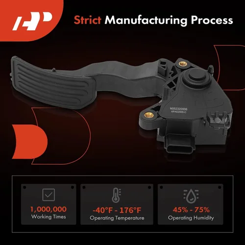Miniatura 4 de A-Premium Pedal de acelerador con ensamblaje de sensor de posición Compatible con Nissan Versa 2013-2022, Versa Note 2014-2019, Kicks 2018-2022
