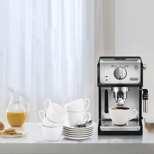 Miniatura 4 de Foraineam Tazas de café expreso con platillos y cucharas, juego de tazas de té blanco de 6 onzas, juego de taza de café de porcelana y platillo