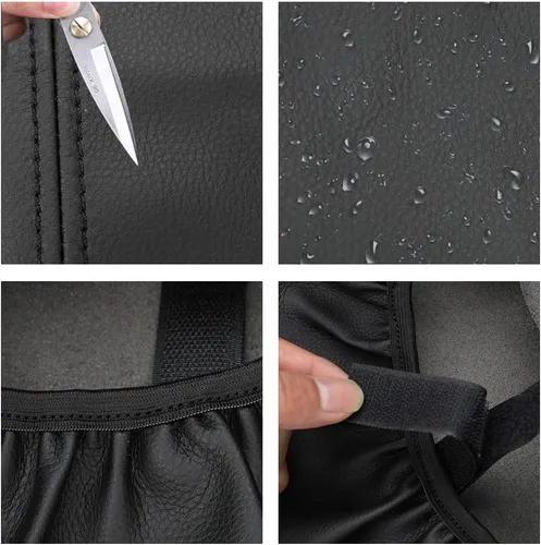 Miniatura 3 de sportuli Cubierta de Consola Central Funda de Cuero Antiarañazos para Reposabrazos de Repuesto para Accesorios Jeep Grand Cherokee 2011-2020 2021