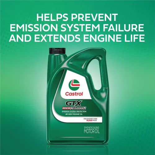 Miniatura 10 de Castrol Aceite de motor de mezcla sintética GTX High Mileage 10W-30, 5 cuartos de galón, paquete de 3
