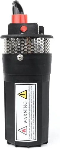 Bombas de energía DC 12V 24V Bomba de agua solar Bomba eléctrica de 12 V Bomba de fuente de jardín Accesorios de bomba (Color negro, tamaño: 12V)