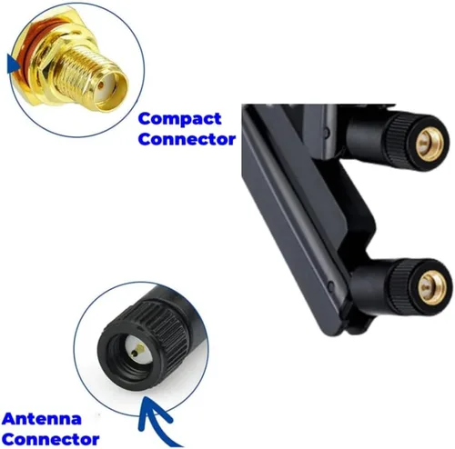 Miniatura 3 de Antena 4G LTE 10dbi 698-2700MHZ 3G 4G LTE Antena universal omni direccional de banda ancha con SMA macho