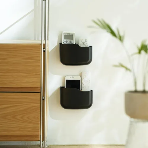 Miniatura 5 de SUNFICON Soporte remoto de montaje en pared, ventilador de TV, soporte de control remoto, organizador de pared, soporte de teléfono para oficina