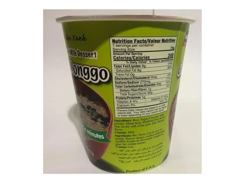 Miniatura 2 de Nora Kitchen Ginataang Monggo Mung Bean en postre de leche de coco, 2.65 oz, paquete de 3