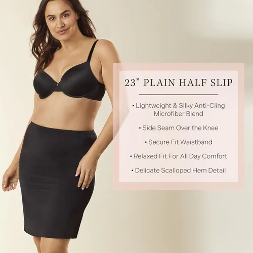 Miniatura 4 de Jones Nueva York sedoso Spandex 23" mitad Slip (620123)