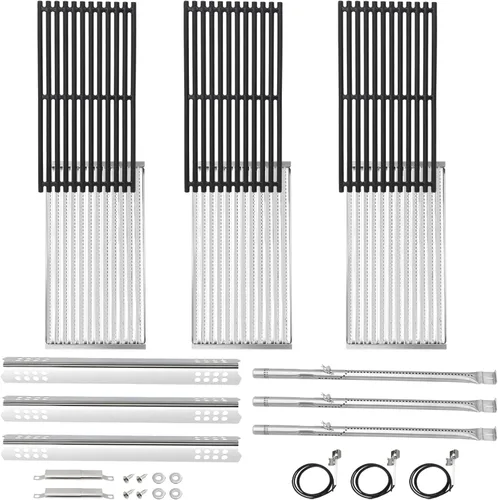 Miniatura 8 de Criditpid Placas emisoras de parrilla para Charbroil Tru-Infrared 463242716, 463257520, 463242715, 463276016, 463255020 parrilla de gas, emisor