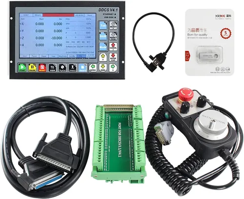 Miniatura 10 de CNCTOPBAOS Sistema Controlador de Movimiento CNC Independiente Fuera de Línea de 4 Ejes DDCSV3.1, Control de Motor Servo/Paso a Paso Reemplaza Mach3