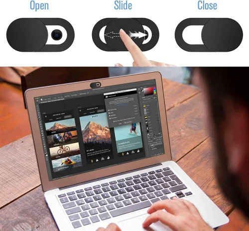 Miniatura 3 de Funda para cámara web, [paquete de 6] Funda ultrafina para cámara web para laptop, compatible con cámara para MacBook, laptop, PC, computadora