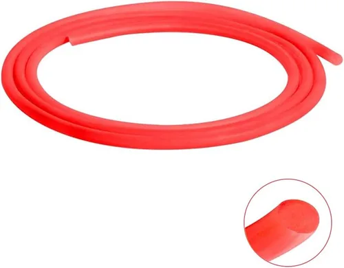 Miniatura 10 de Feelers Tubo de goma de látex natural sólido sólido industrial de 1/4 pulgadas (exactamente 0.276 in) de diámetro exterior de banda de fusil Pure
