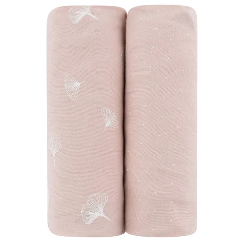 Miniatura 7 de Ely's & Co. Funda para cambiador, sábanas para cambiador de pañales, paquete de 2, juego de sábanas para cunas para bebés, 100% algodón de punto