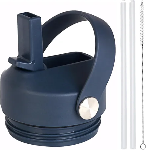 Miniatura 13 de Tapa de popote para botella de agua Yeti Rambler de 18, 26, 36, 64 onzas, tapa de repuesto para popote RTIC de 18 onzas, 26 onzas, 36 onzas, tapa