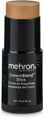 Miniatura 37 de Mehron Makeup CreamBlend Stick Base para rostro y cuerpo Barra de maquillaje profesional de cobertura completa 0.75 oz (21 g) (Dark 4)