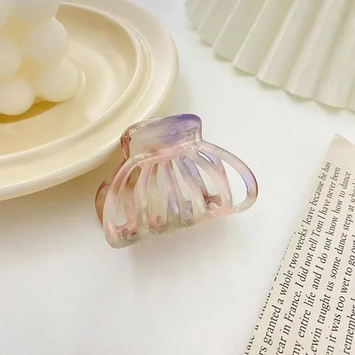 Miniatura 5 de 4 pinzas para el cabello, pinzas de acetato para mujeres y niñas, pinzas de mandíbula francesa, pinzas de pulpo, pinzas antideslizantes para cabello