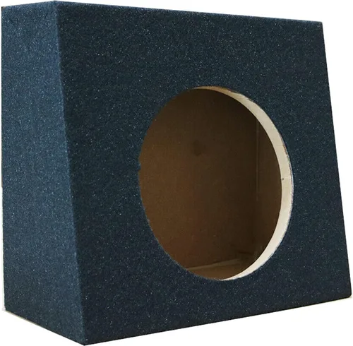 1 caja de subwoofer de camión de ángulo sellado individual de 12 pulgadas con MDF grueso y resistente, woofer de 12 pulgadas (1 unidad)