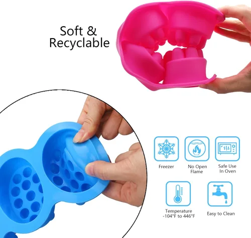 Miniatura 5 de 2 moldes de silicona para barra de masaje, moldes de jabón hechos a mano para hacer jabón, peine de pelo 3D, masajeador de cuero cabelludo, cepillo