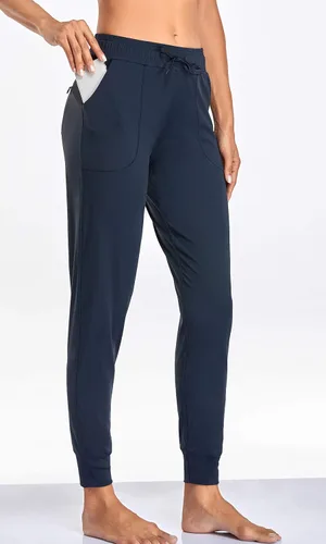 Miniatura 5 de Oalka - Pantalones deportivos para mujer, con cintura alta y bolsillos, para hacer deporte, yoga y entrenar
