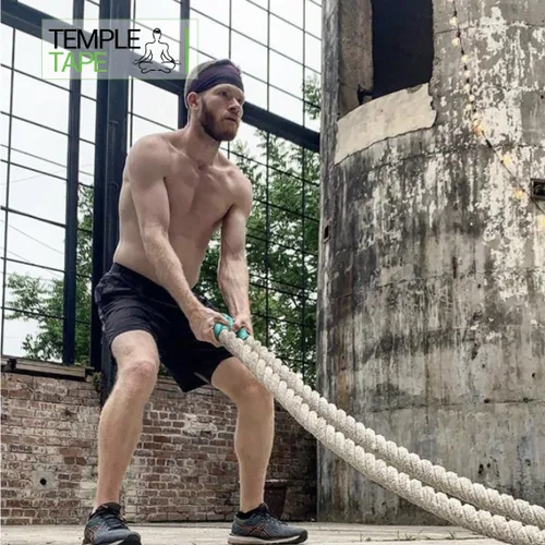 Miniatura 7 de Bandas de sudor Temple Tape - Diademas de entrenamiento para mujeres y hombres - Bandas de sudor para hombres - Bandas de sudor para deportes