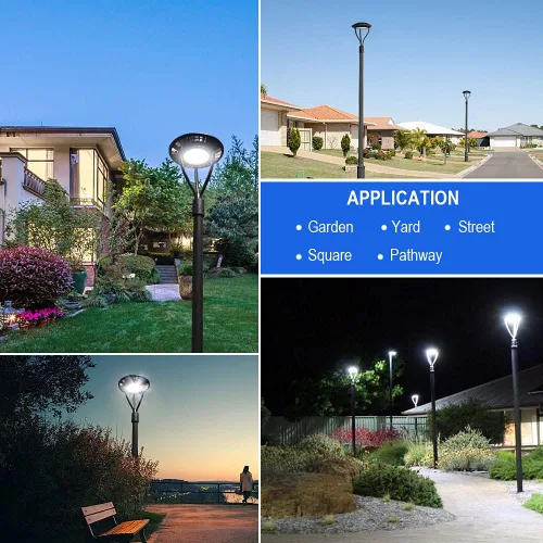 Miniatura 7 de OSTEK Luz LED superior de poste 20W/30W/40W/60W, 3CCT (3000K/4000K/5000K), luz de área comercial de 140LM/W, IP65 impermeable para exteriores