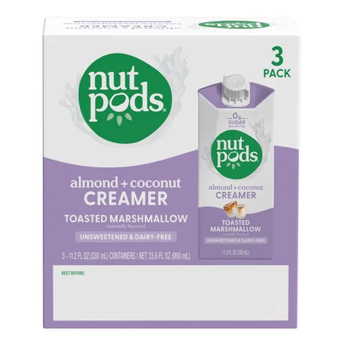 Miniatura 3 de nutpods - Crema de café de malvavisco tostado, sin azúcar, sin azúcar, hecha de almendras y coco, crema para dieta ceto, Whole30, sin gluten, sin
