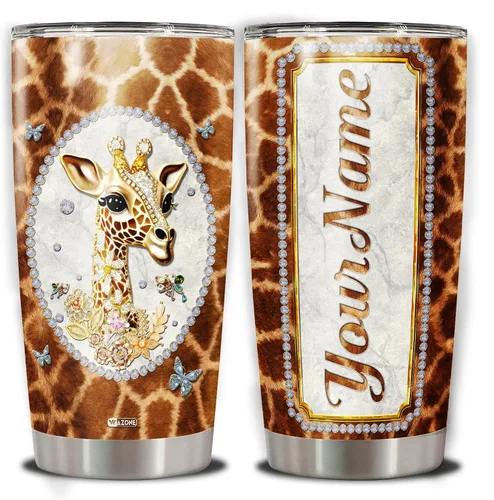 Miniatura 13 de WAZONE Vaso de vaca personalizado con tapa, de piel de vaca occidental, de 20 onzas, 30 onzas, taza de viaje con nombre personalizado, taza aislada