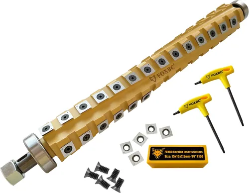 Miniatura 3 de FOXBC OEM Cabezal de corte helicoidal espiral de 13 pulgadas para DeWalt DW735 DW735X cepilladora