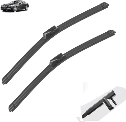 Miniatura 8 de Escobillas de limpiaparabrisas compatibles con BMW Serie 5 F10 F11 F07 GT 2010 – 2016 Parabrisas delantero y trasero Accesorios para automóviles F11