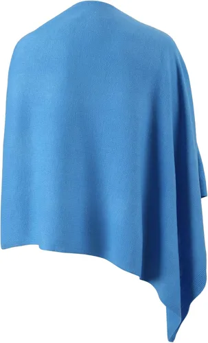 Miniatura 94 de Fomolom Ponchos para mujer, versátil, ligero, tejido sólido, chal envolvente, bufanda, accesorios para mujer