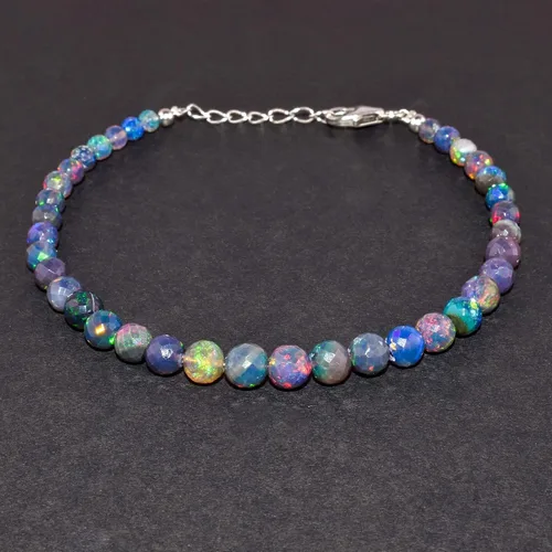 Miniatura 8 de Multi Gemstone Dainty Choker Bracelet