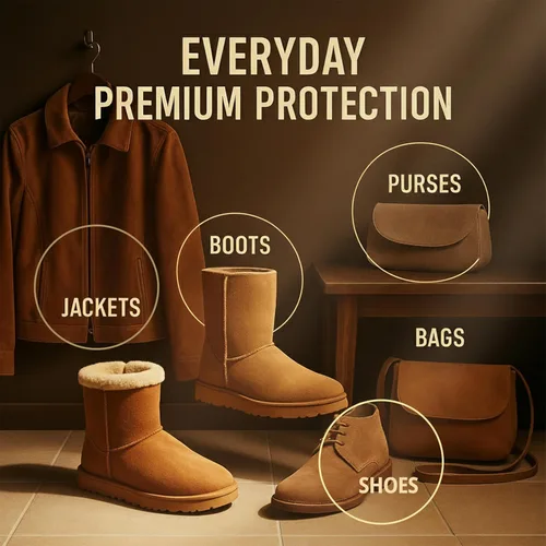 Miniatura 5 de Eagle Spray protector de gamuza y nobuck de 8.5 fl oz – Spray impermeable compatible con botas y chaquetas UGG Protege del agua, manchas, suciedad