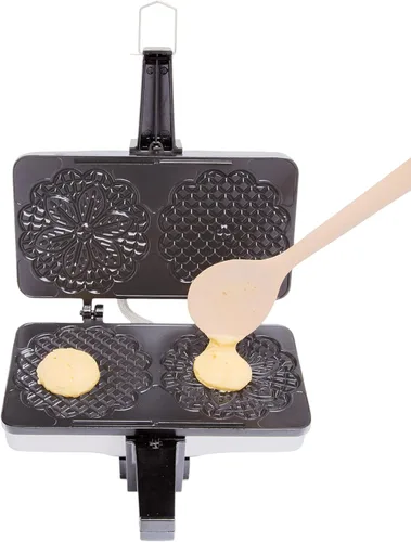 Miniatura 5 de Máquina para hacer pizzellas de CucinaPro, Negro