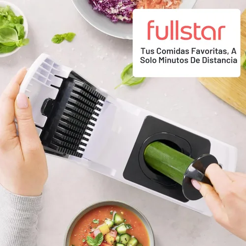 Miniatura 9 de Fullstar The Original Pro Chopper - Picador de verduras y espiralizador, picador de alimentos con recipiente, rebanador de frutas, utensilios
