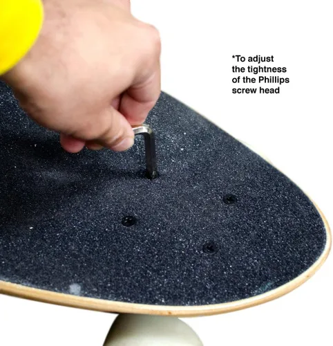 Miniatura 5 de Yocaher Monopatín Longboard Multifuncional Y-Tool Herramienta de Patín Tamaño de Bolsillo Todo en uno (1 pc)