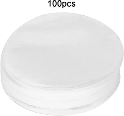Miniatura 7 de Filtros de café de papel, 100 unidades de papel de filtro de café de 2.362 in/2.677 in por juego, filtro de repuesto, filtros de café clásicos