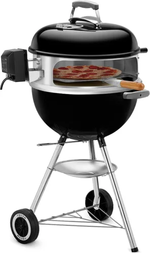Miniatura 2 de only fire - Kit combinado de asador y pizza multiusos de acero inoxidable para Weber de 18 pulgadas y otras parrillas similares tipo kettle
