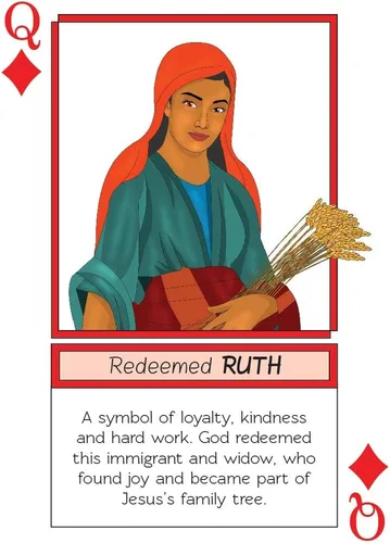 Miniatura 2 de Kulture Games Playing Cards: Bible Legends - Diversos personajes de la Biblia, historias y versículos bíblicos alentadores - Juego de cartas