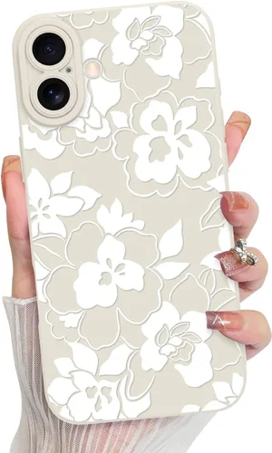 Miniatura 53 de MZELQ Funda para iPhone 17 Pro 2025, diseño de girasoles de silicona, flores florales, protección de cámara, funda delgada y suave para teléfono