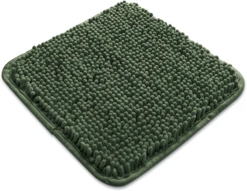 Miniatura 271 de Yeaban Alfombra de pasillo de baño de 24 x 72 pulgadas, antideslizante, alfombra de baño larga de felpilla gruesa, absorbente y lavable, alfombra