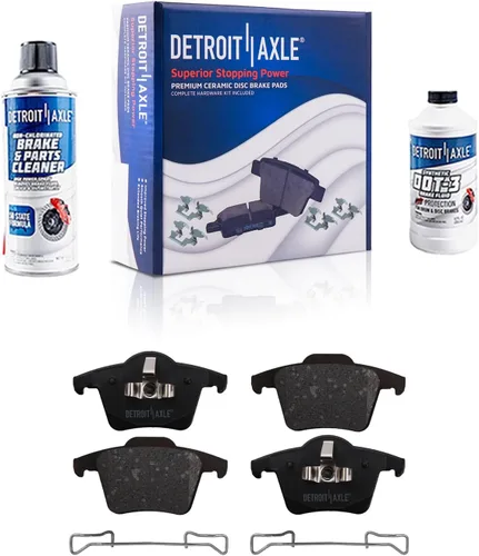 Miniatura 139 de Detroit Axle - Pastillas de freno traseras para Kia Sportage 2017-2022, Hyundai Tucson 2016-2021, pastillas de freno de cerámica 2018 2019 2020
