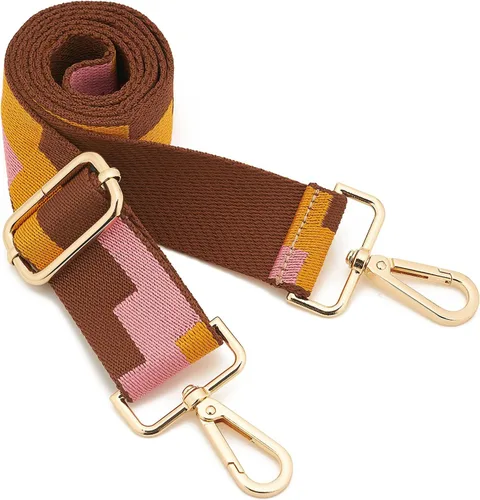 Miniatura 96 de ZOOEASS - Correa de repuesto para cartera, para colgar en el hombro o para cruzar, ancha y ajustable, de lona