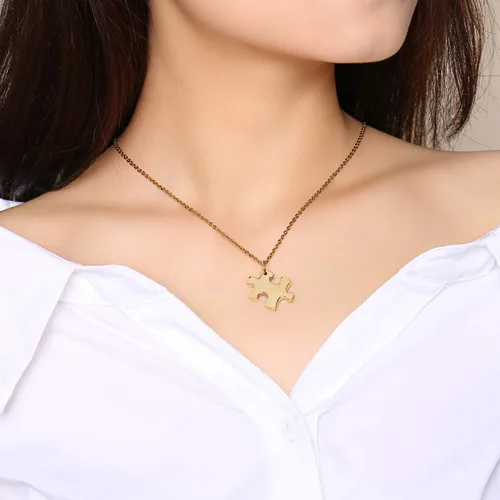 Miniatura 5 de Collar de acero inoxidable con nombre personalizado para 23456 mejores amigos, collar de costura conectada, joyería de amistad, joyería familiar