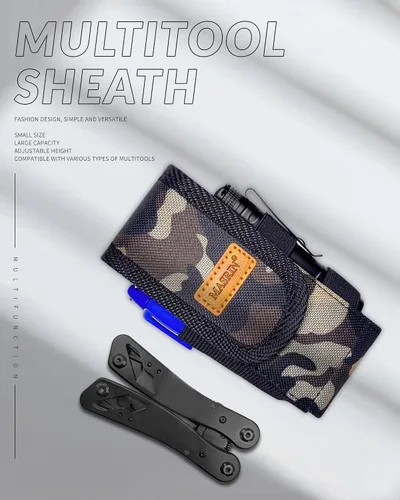 Miniatura 2 de Funda multiherramienta, funda multiherramienta para cinturón, funda multiherramienta, soporte para cinturón de bolsillo, bolsa de herramientas