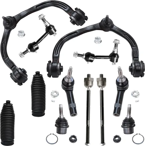Miniatura 113 de Detroit Axle - Kit de suspensión delantera de 12 piezas para Mercury Grand Marquis Ford Crown Victoria Town Car 2003-2011, 2 brazos de control