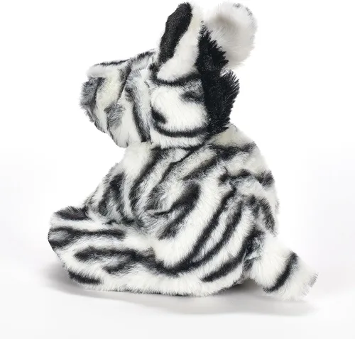 Miniatura 6 de The Petting Zoo Peluche de cebra, regalos para niños, animales salvajes del zoológico Onez, juguete de peluche de cebra de 9 pulgadas