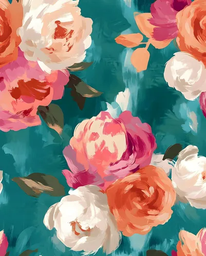 Miniatura 9 de Papel Tapiz Floral Blanco Despegar y Pegar Acuarela Azul/Dorado Flores Papel de Contacto Papel de Pared Moderno Impermeable Autoadhesivo