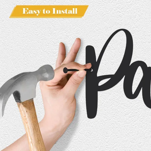 Miniatura 4 de Letreros metálicos de despensa para decoración de pared de 12 x 7.34 pulgadas, decoración de pared para dormitorio, decoración estética de hierro