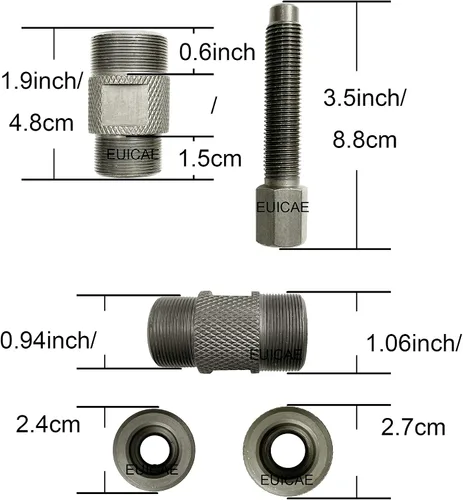 Miniatura 3 de EUICAE Juego de Llaves de Tuerca - Soporte de Llave Ajustable, Buje, Volante, Piñón, Herramienta de Extracción de Embrague de Ventilador