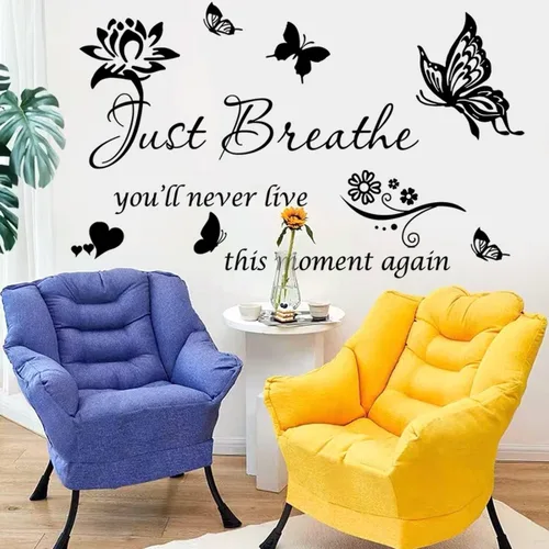 Miniatura 4 de Pegatina de pared con citas positivas inspiradoras, arte inspirador para mujeres y niñas, dormitorio, sala de estar, regalos de aliento