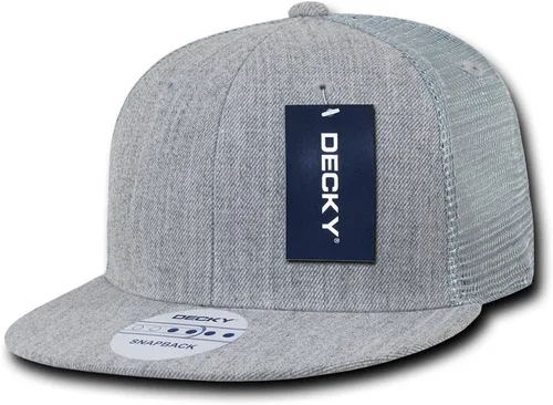 Miniatura 7 de DECKY Gorra de camionero de factura plana de 6 paneles