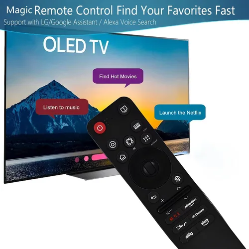 Miniatura 3 de Mando a distancia universal MR25GA Magic para televisores LG 2025, control remoto inteligente con voz AI y control de puntero, funciona con LG OLED
